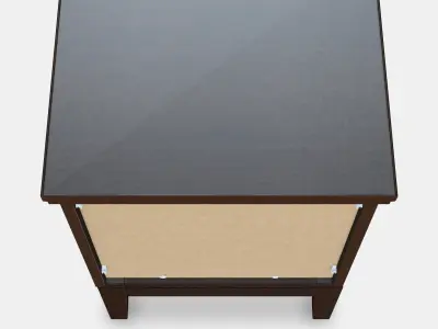 IDANAS Bedside table 1 Low-poly 3D model