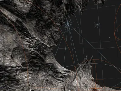 3D model High Detailed Fantastic Cave Scene - Model 3D model
