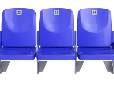 Figueras Stadium Seats 3D model
