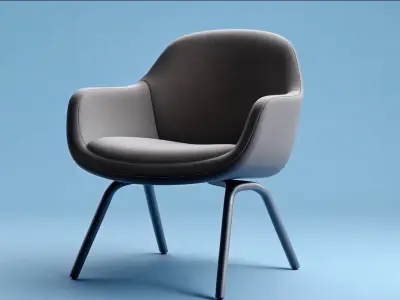 Office Guest Chair 3D model