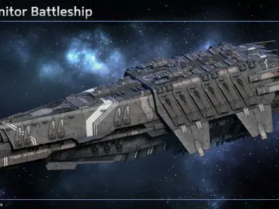 Progenitor Fleet Collection 3D Model Pack