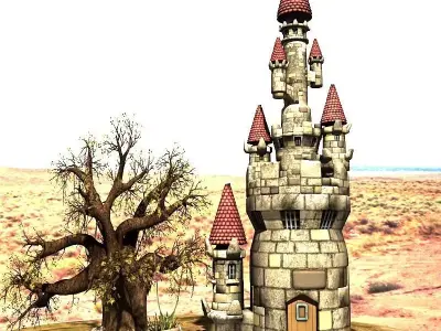 Citadel castle 3D model