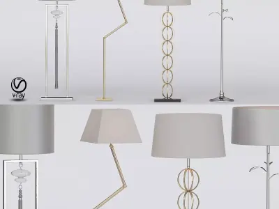 Heathfield Floor Lamp 3D model