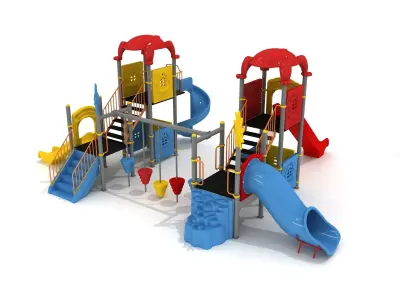  Exterior Metal Playpen 051 3D model