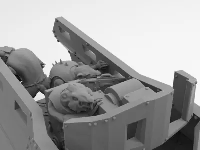 Cheese Stealer Cult - Vehicle Crew 3D print model