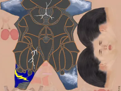 Lightening Bolt 3D model