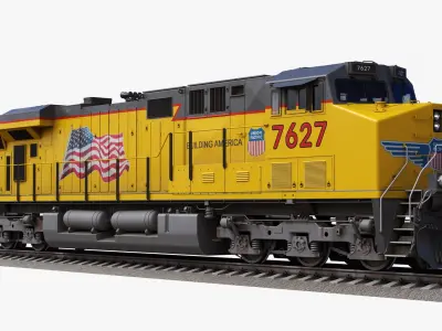  GE ES44AC Locomotive Union Pacific Railroad 