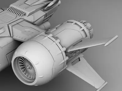 Conqueror of Planets - Spaceship  3D print model