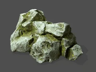 Rock Collection 020 Low-poly 3D model