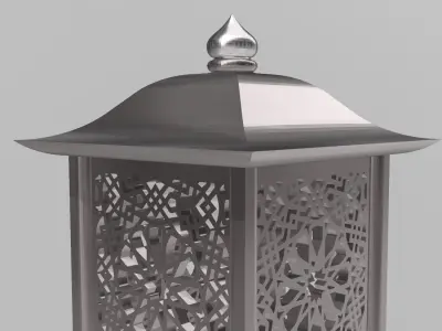 HM Arabic Lantern Candle Holder 3D Printing Model  BIG DISCOUNT  3D print model