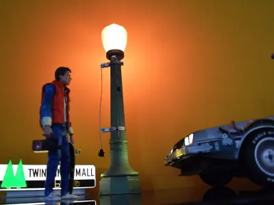 Street Light Bttf Did3D 1-8 Scale 3D Print 3D print model