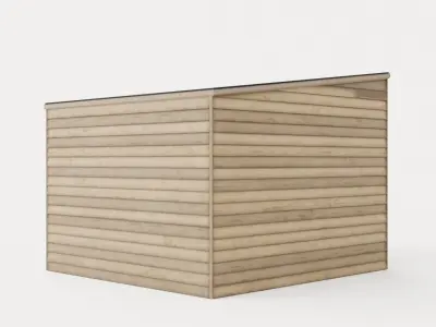 Wheather Board Low-poly 3D model