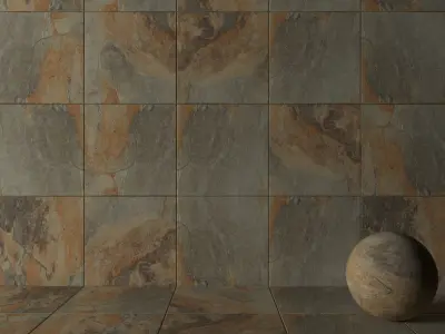 Stone Wall Tiles Key Stone Green 80x80 Texture