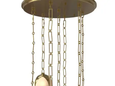 Eichholtz chandelier alesa 3D model