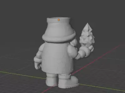 Whimsical Gnome Tealight Candle Holder 3D print model