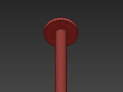 CARACAS SIX LIGHT CHANDELIER 3D model