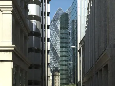 Photorealistic Skyscraper Collection 3D model