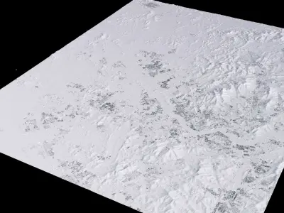 Goyang South Korea City Landscape 3D Model 3D model