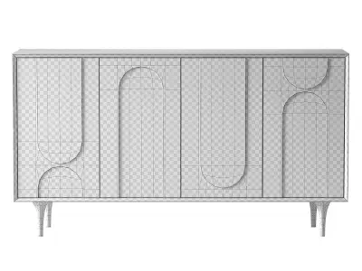Contemporary Sideboard Cabinet 3D model