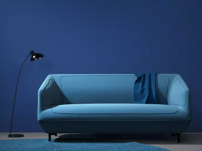 2-Seater Sofa 3D model