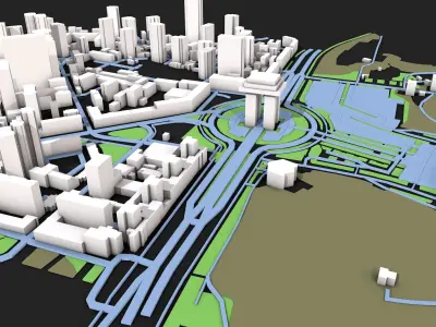City 9 3D model