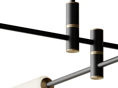 Chandelier Lighting 3 Types from Dilarastore 3D model
