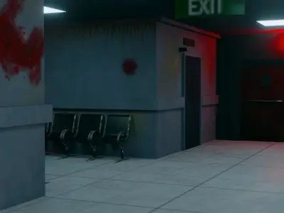 RPG Game Environment - Game Ready - PBR Low-poly 3D model