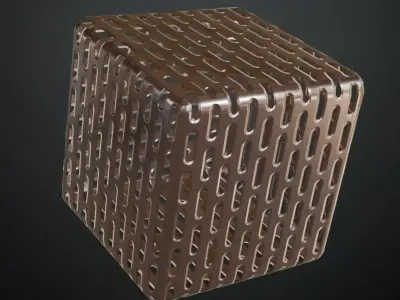 White Metal Grill Transparent PBR Seamless Texture buy