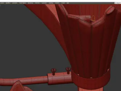 CREATIVE BRASS CHANDELIER 3D model