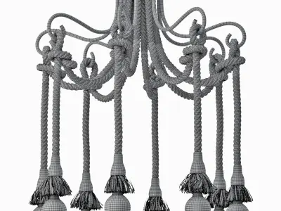 Loft Rope Light 8 3D model