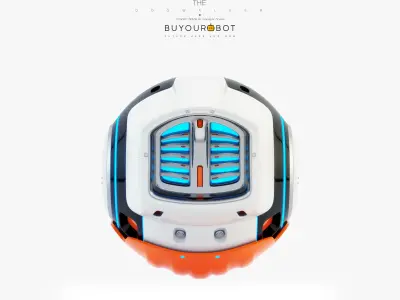 Dog walker bot 3D model