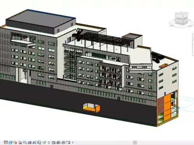 Revit Hospital Project Model 3D model