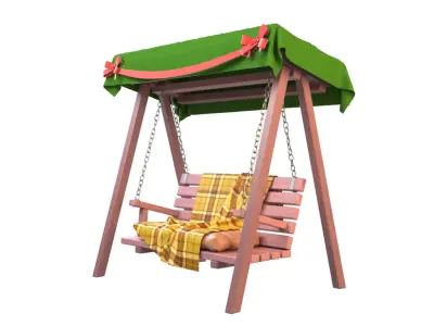 Garden Swing 3D model