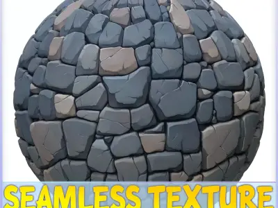 Stylized Stone Floor Seamless Texture Texture buy