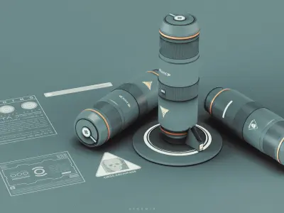 Grenade 3D Model  3D model