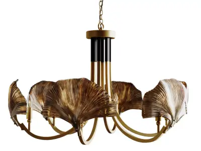 Ginkgo chandelier 3D model