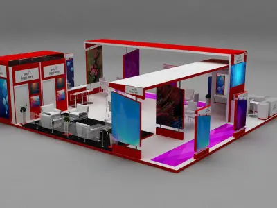Stall Exhibition 3D model buy