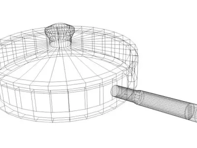 Cookware - Saucepans 3D model