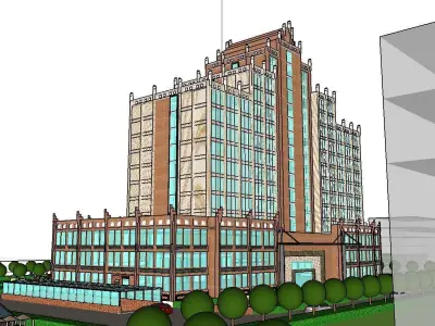 vacation spot-Resort-Fashion Leisure Hotel-0248 3D model