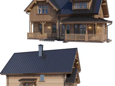 Modern house v52 3D model