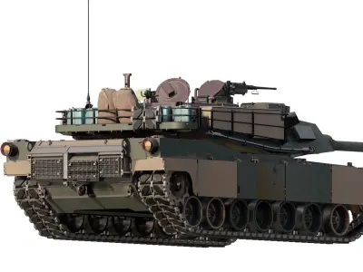 M1A1 ABRAMS MAIN BATTLE TANK 3D model