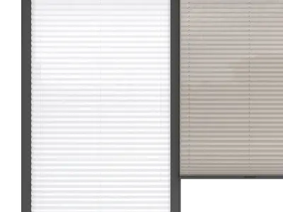 Pleated blind 3D model