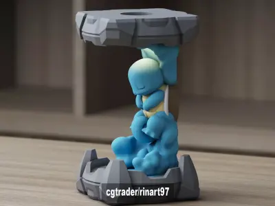Squirtle in the Clone Lab 3D print model