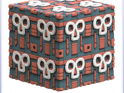  Stylized Wall Seamless Texture Texture 10