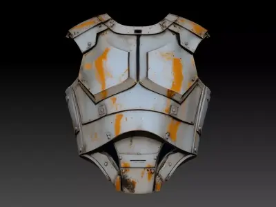 Sci fi Torso Armour 2 3D model