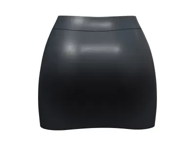 Leather Skirt Low-poly 3D model