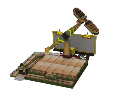 Amusement Ride 3D model
