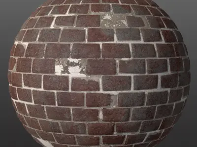 4k Brick wall texture  Free 3D model