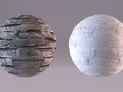Ancient Temple Wall 01 Texture - Seamless Texture