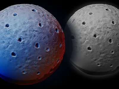 Ultra HQ Terrain Seamless Sculpt Zbrush brushes and Alphas Vol4 3D model